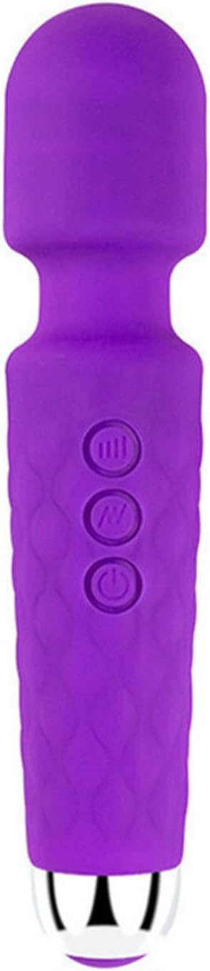 Taddien Feminine Vibration Wand Rechargeable 8 Speed Low Noise Muscle Relaxer 20 Frequency Waterproof Handheld Vibrating for Neck (Pink) - OutsideCool