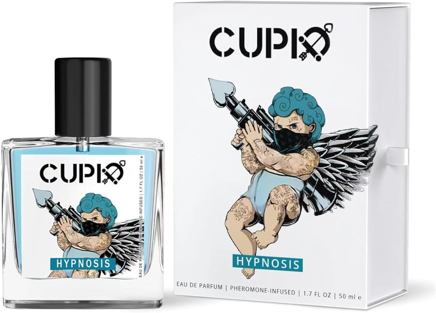 Cupid Charm Parfum with Pheromone for Men - Premium Cupid Perfume for Men 50ml(1.7oz), Fresh wood spray for long-lasting fragrance - suitable for couples dating, Christmas, parties, festivals - OutsideCool