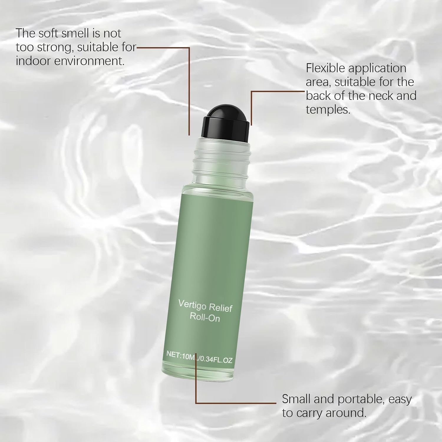 Vertisooth Anti-Dizzy Roll-On,Vertisoothe Roll-On Antimareos,Vertisoothe Roller,Fast-Acting Essential Oils, Ready to Use Roller,Natural Ingredients Can Quickly Relieve Dizziness (1PCS) - OutsideCool