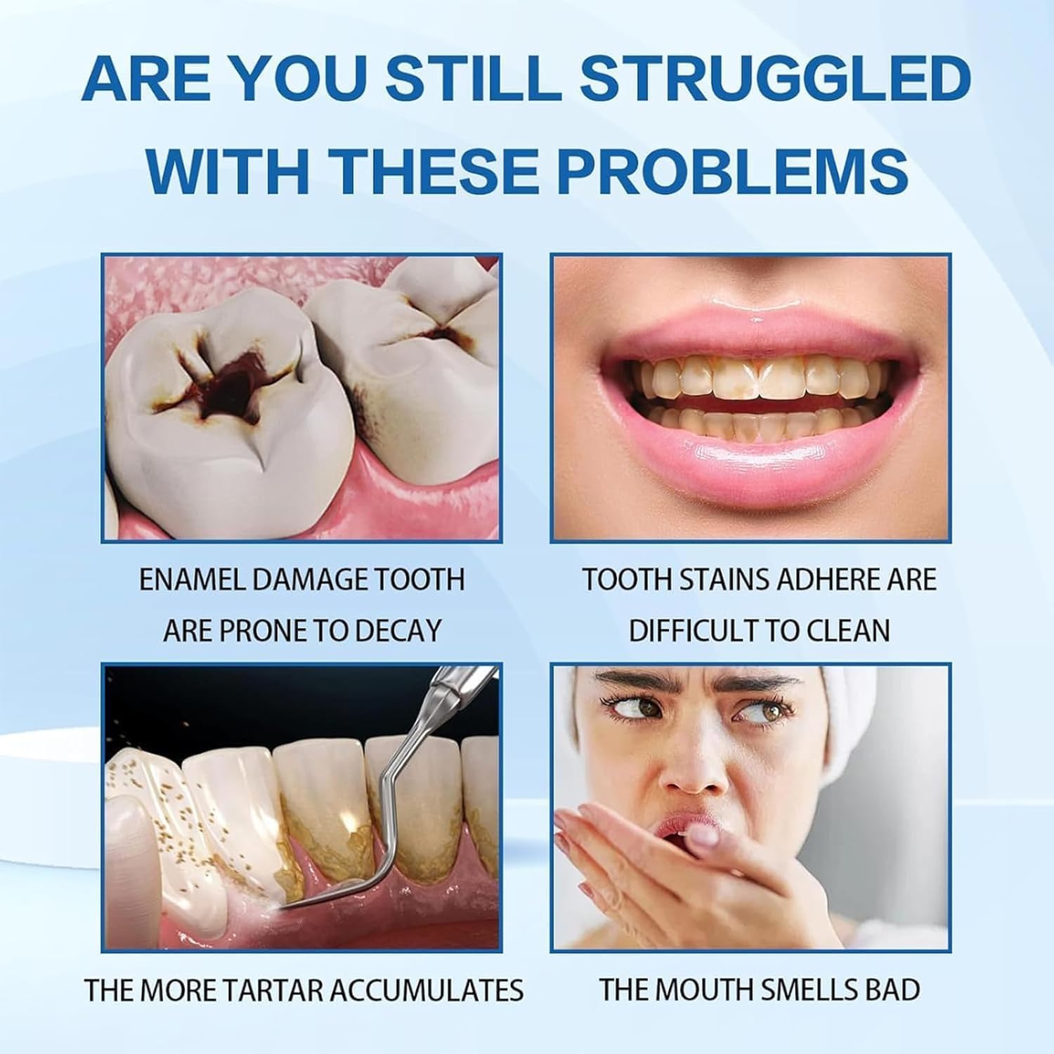 Hydroxyapatite Toothpastes for Enamel Protection and Tooth Strengthening,Whitening Toothpaste,Gentle Mint,Fresh Breath (3pcs) - OutsideCool