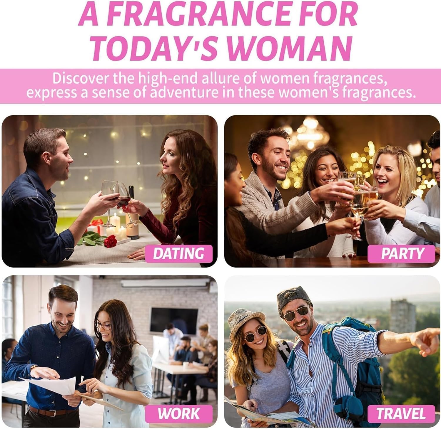 Pheromone Cologne for Women, Hypnosis 2.0 Cologne for Women, Long Lasting Women Colognes with Enhanced Intimacy, Her Loss Colognes - 50ML - OutsideCool