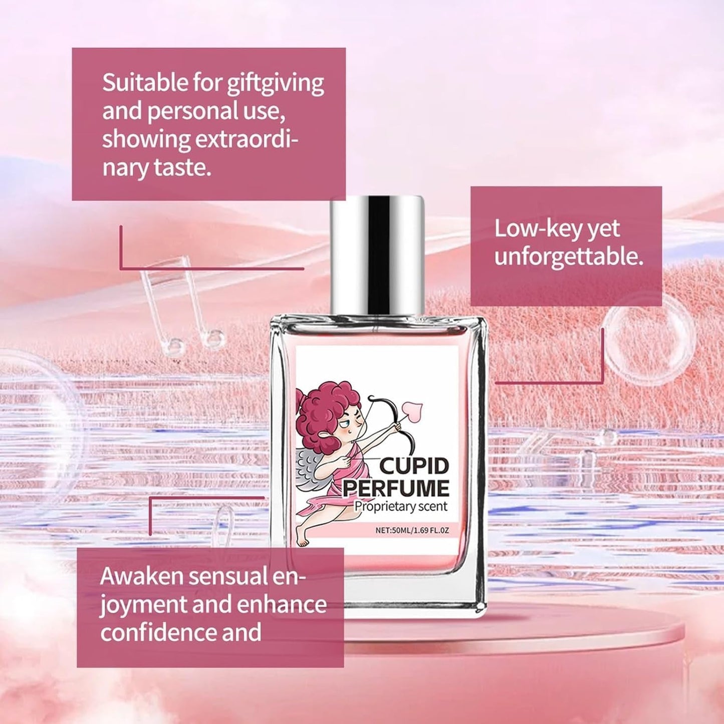 Pheromone Cologne for Women, Hypnosis 2.0 Cologne for Women, Long Lasting Women Colognes with Enhanced Intimacy, Her Loss Colognes - 50ML - OutsideCool