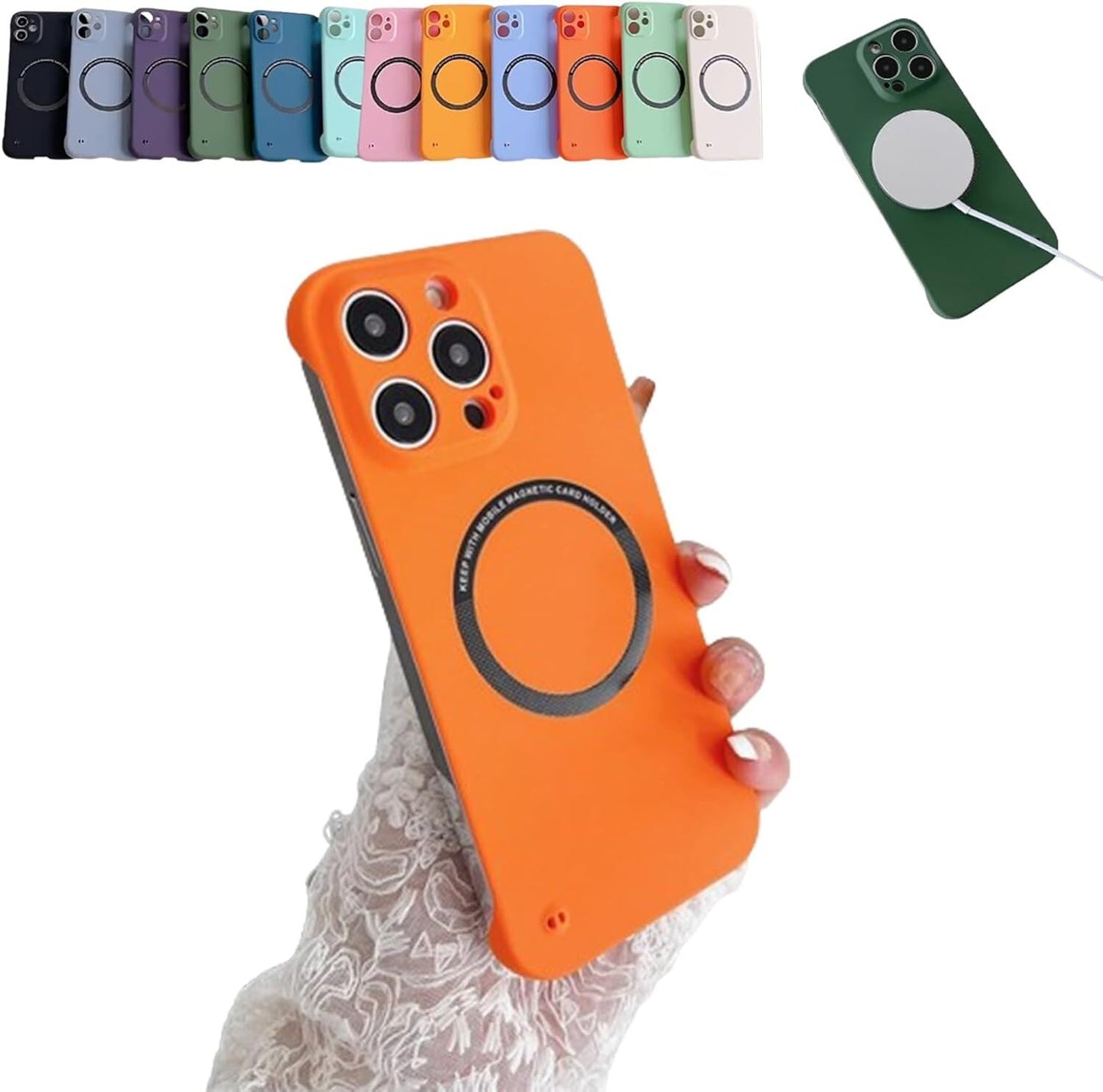 Clarioy Ultra-Thin Sleek Profile Magnetic Phone Case for iPhone 17/16/15/14/13 - OutsideCool