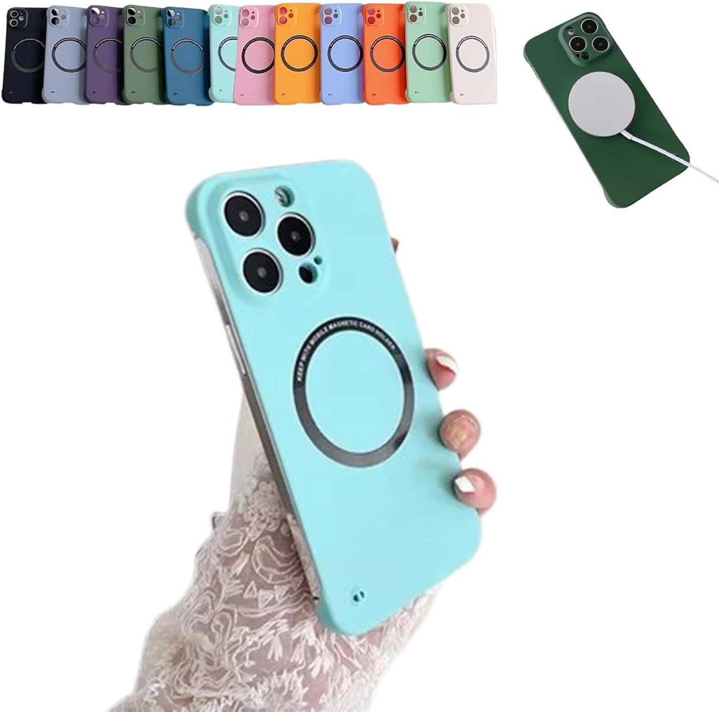 Clarioy Ultra-Thin Sleek Profile Magnetic Phone Case for iPhone 17/16/15/14/13 - OutsideCool