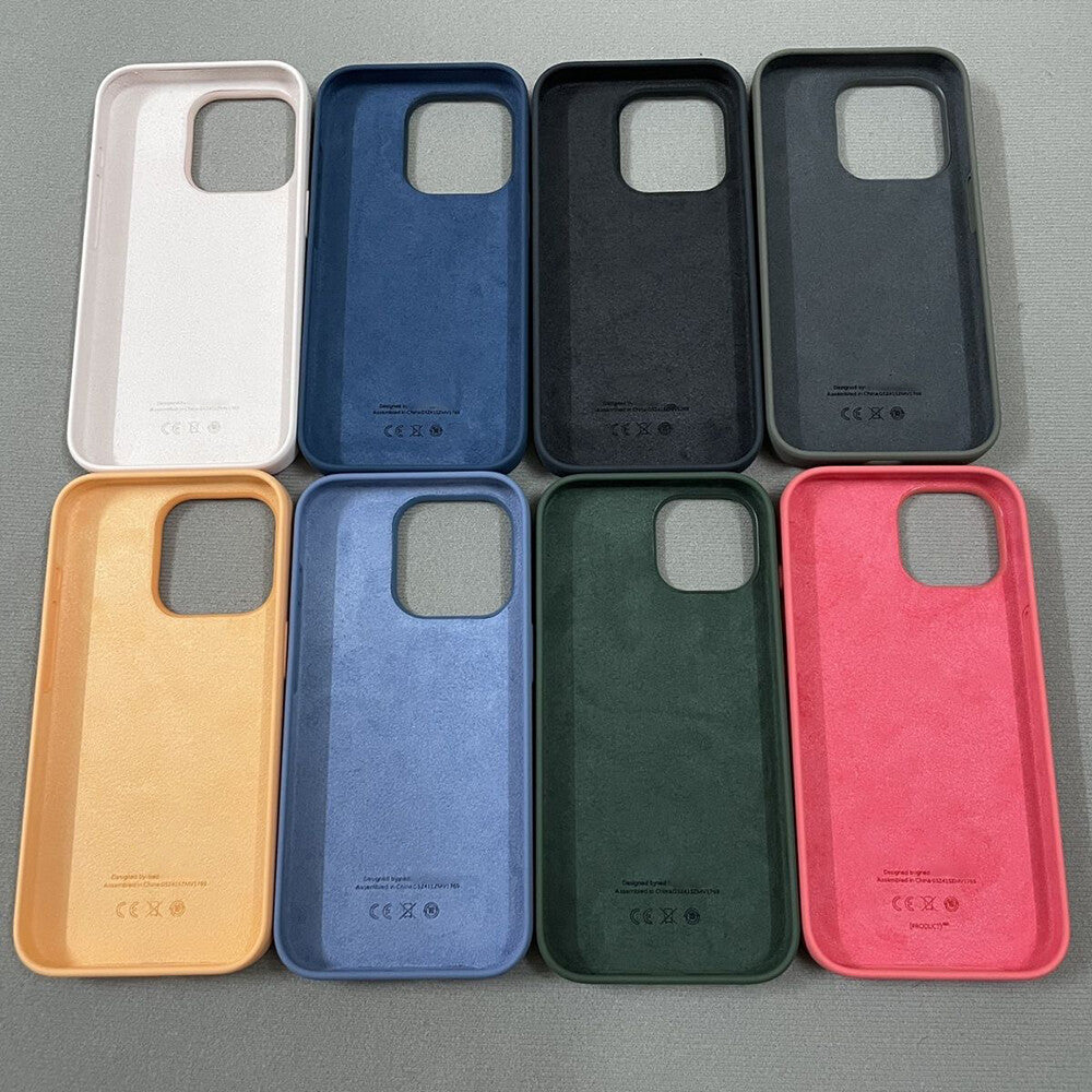 HIGH QUALITY Silicone Case MagSafe Magnetic for iPhone 16 15 14 13 12 Pro Max - OutsideCool