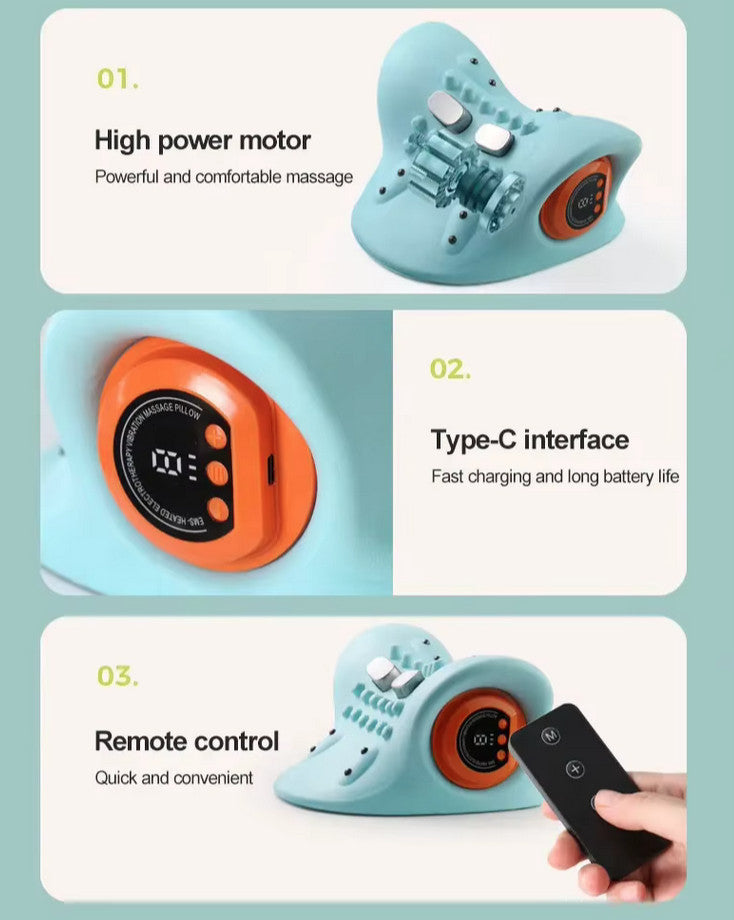 New FisioRest Pro The 5-in-1 Neck Massager - OutsideCool