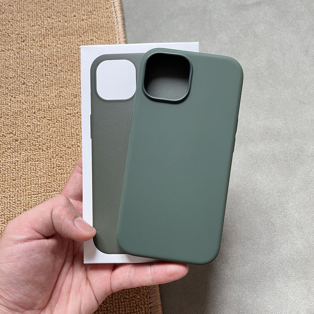 HIGH QUALITY Silicone Case MagSafe Magnetic for iPhone 16 15 14 13 12 Pro Max - OutsideCool