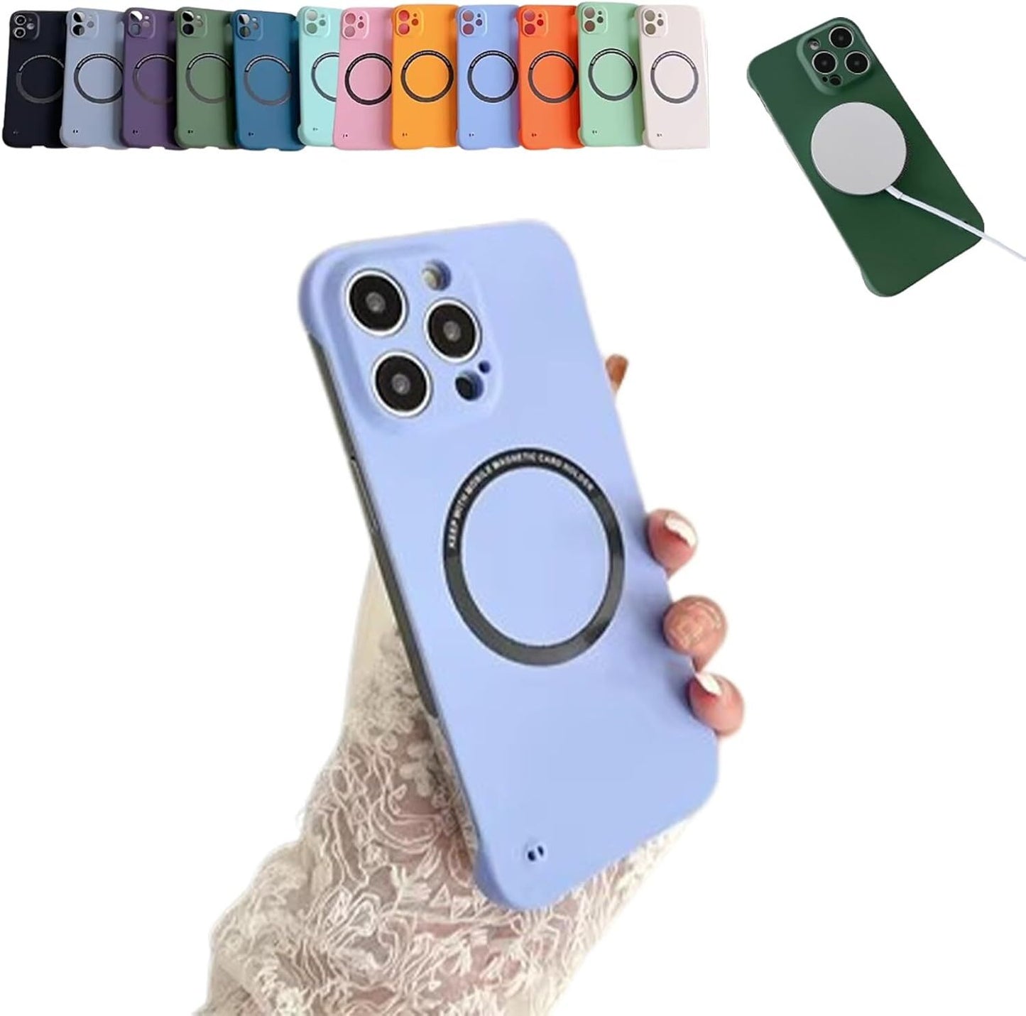 Clarioy Ultra-Thin Sleek Profile Magnetic Phone Case for iPhone 17/16/15/14/13 - OutsideCool