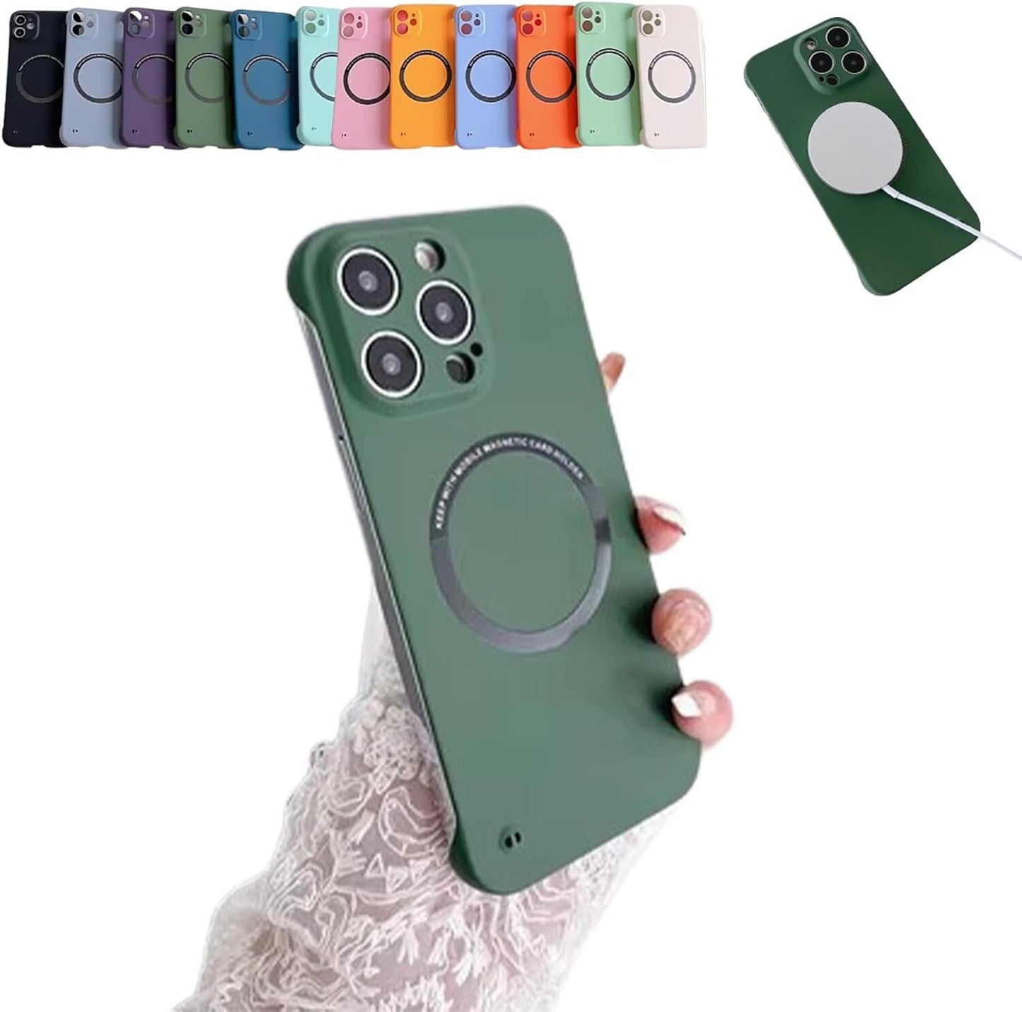 Clarioy Ultra-Thin Sleek Profile Magnetic Phone Case for iPhone 17/16/15/14/13 - OutsideCool