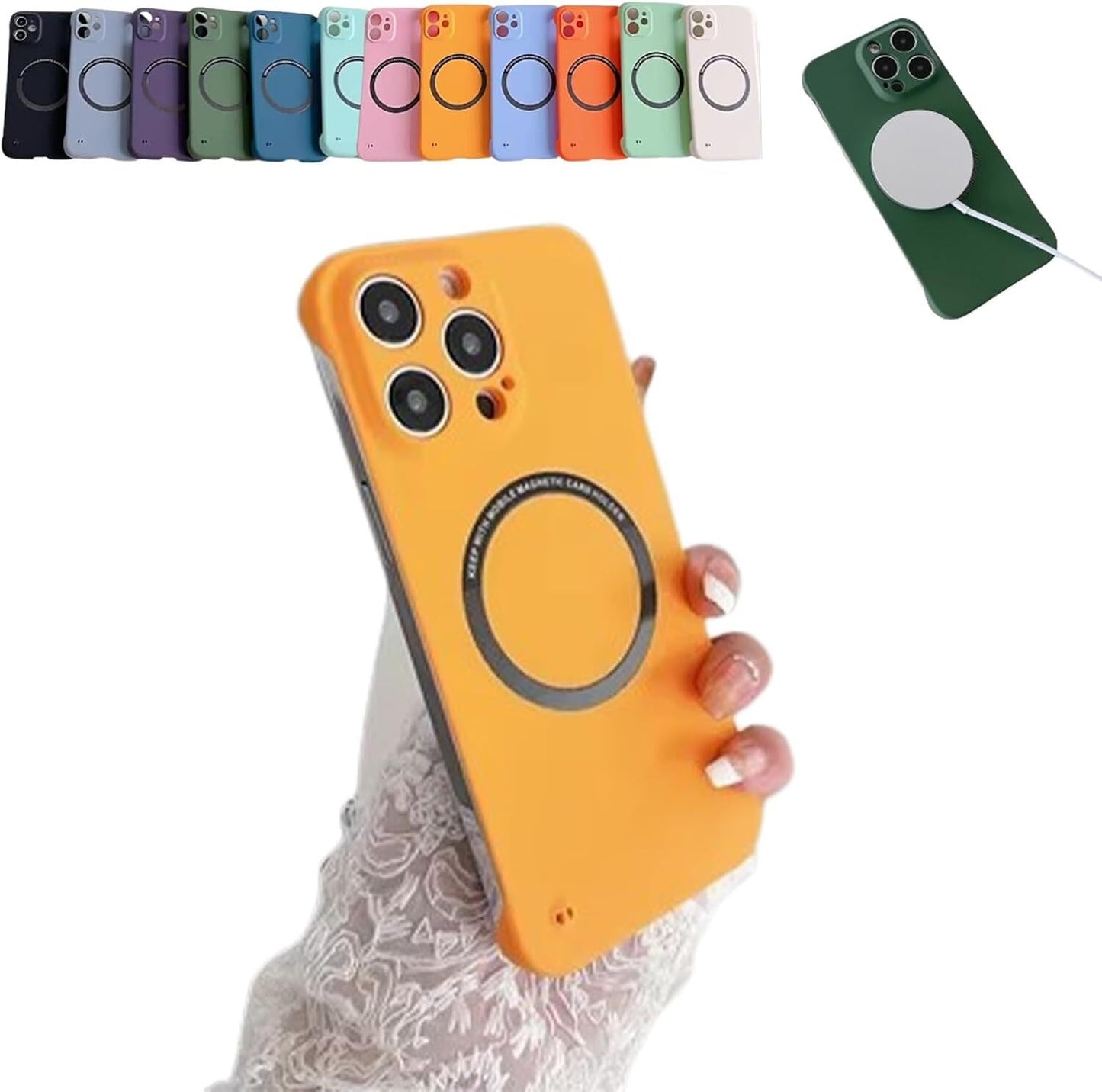 Clarioy Ultra-Thin Sleek Profile Magnetic Phone Case for iPhone 17/16/15/14/13 - OutsideCool