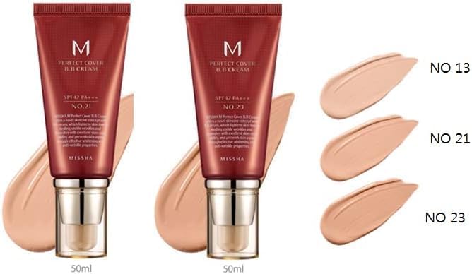 M Perfect Cover BB Cream SPF 42 (50ml 1.7fl oz.) (No. 23) - OutsideCool