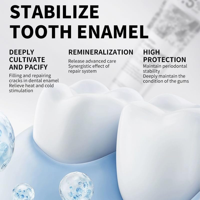 6Pcs Hydroxyapatite Toothpaste 7.5%, Fluoride-Free Advanced Enamel Protection, Tooth Strengthening, Gentle Effective Formula, Toothpaste for Sensitive Teeth, 4.23oz - OutsideCool