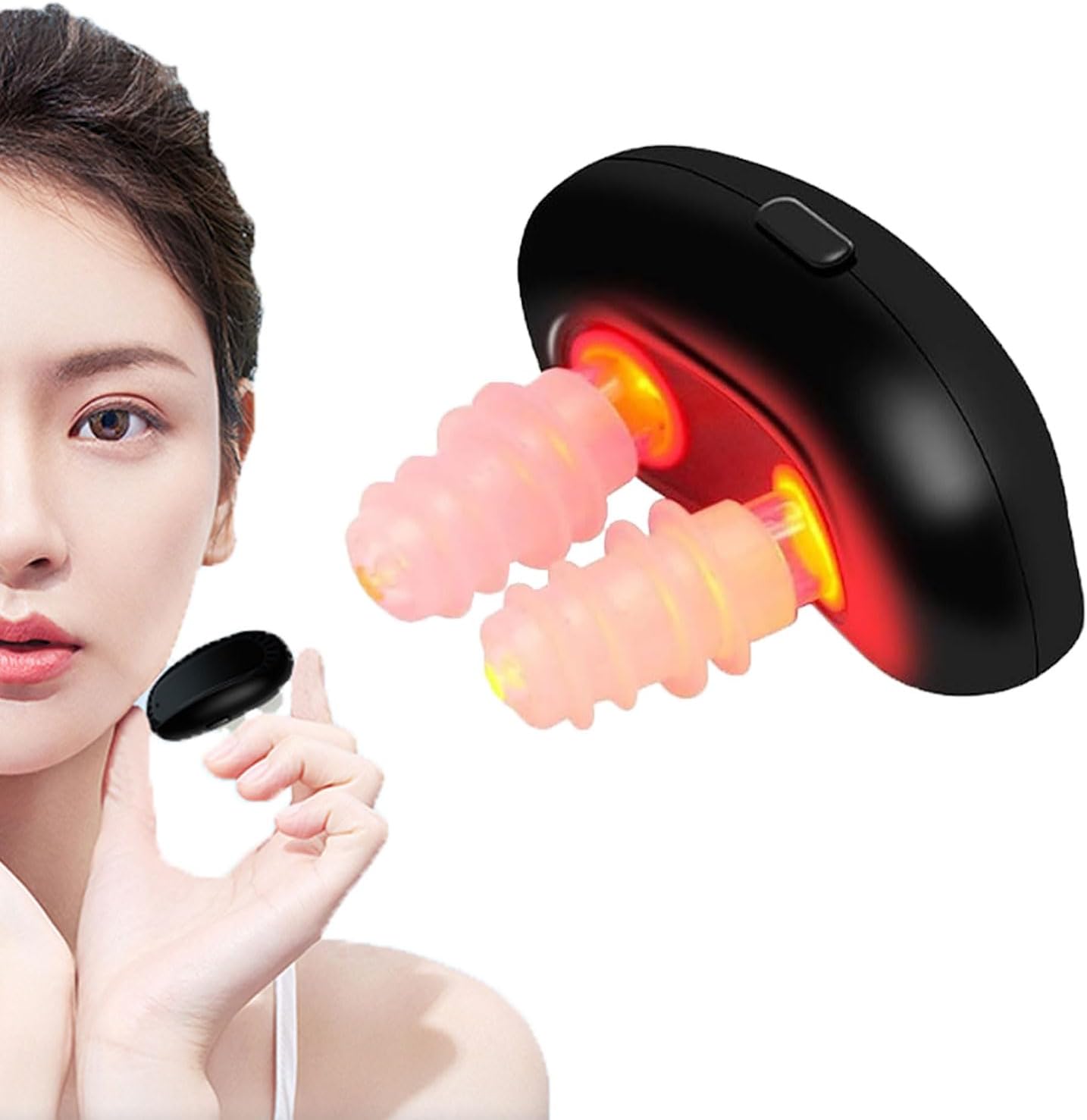 RespiRelief Red Light Nasal Therapy Device, Respi-Relief Red Light Nasal Therapy Instrument, Red Light Nasal Therapy for Nose, Nasal Soothing Device - OutsideCool