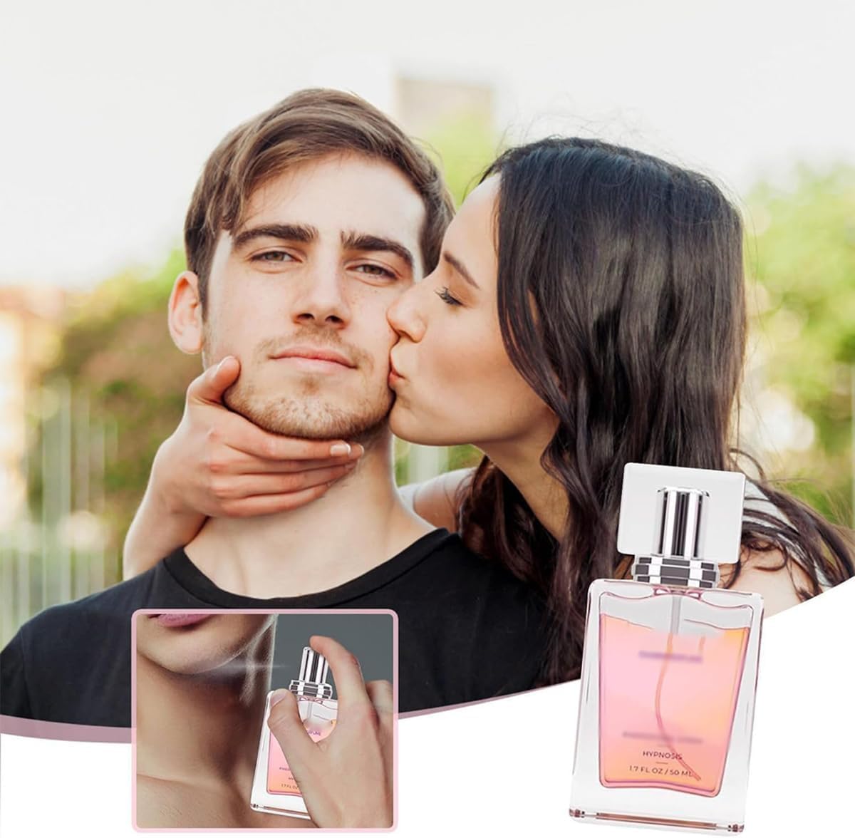 Cupid Hypnosis Cologne - Pheromone-Infused Charm Toilette for Men, Blue Fragrance - OutsideCool