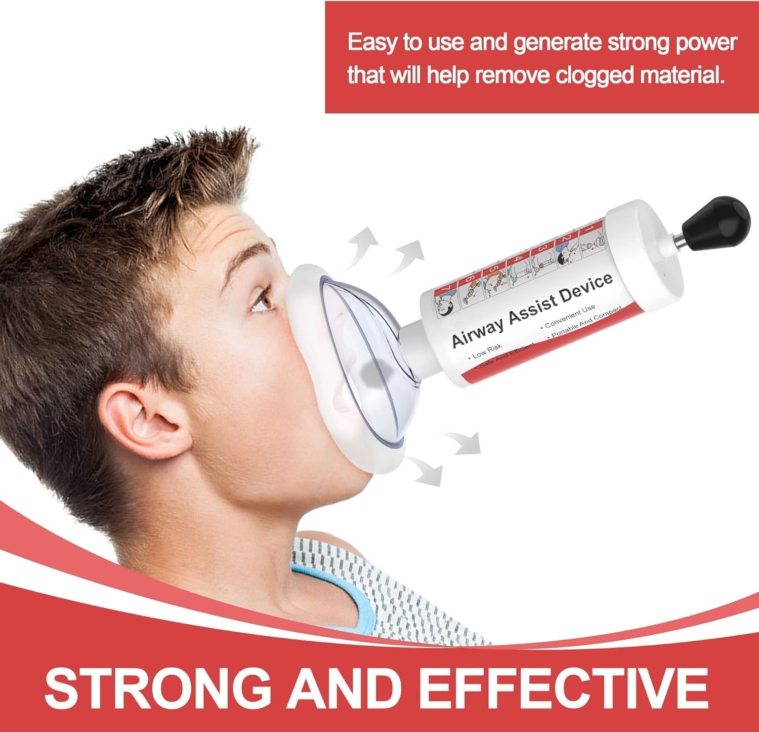 Effective Assist Device Works for Removing Foreign Material, Portable Manual Kit- GY provided Home & Travel Kit - OutsideCool