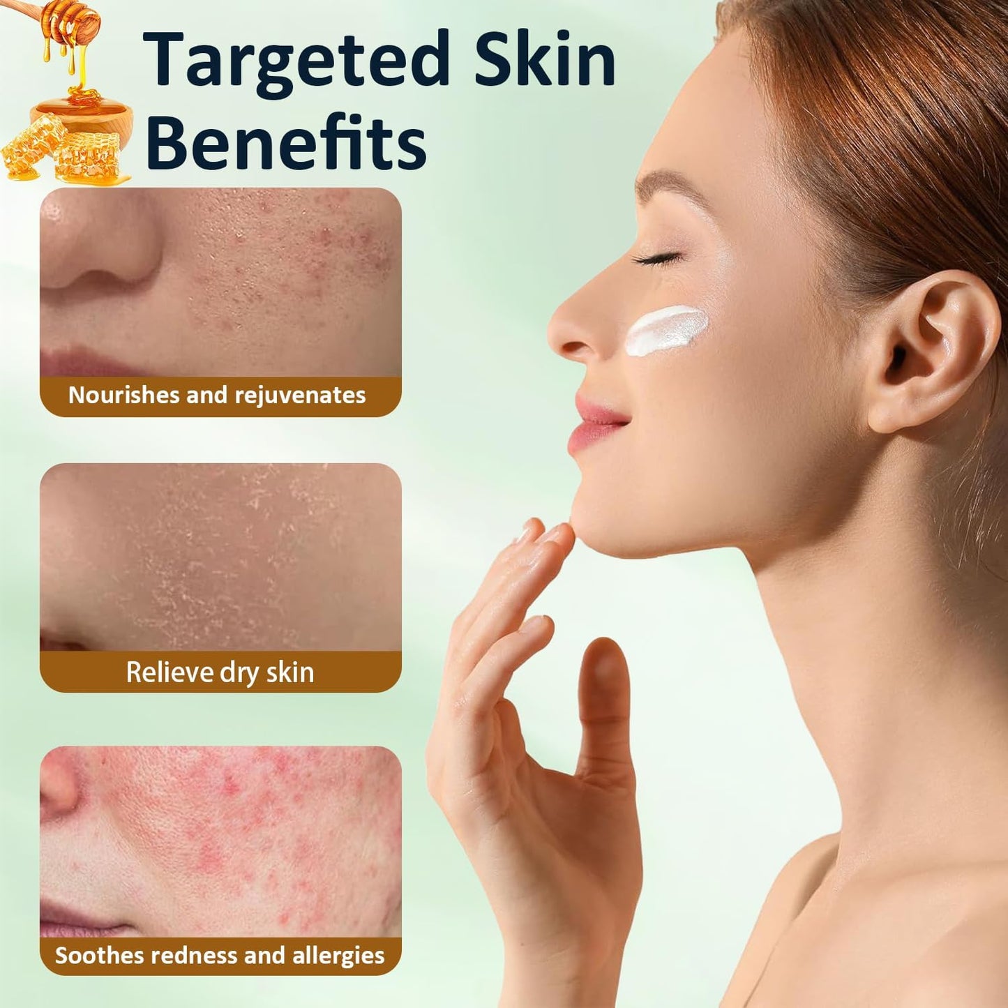 Tallow and Honey Balm, Beef Tallow and Honey Balm, Refreshing and Non Greasy Texture, Deeply Penetrate Skin, Absorbs Quickly for Hydrate Skin, Leaving it Feeling Soft, Supple and Glowing - OutsideCool