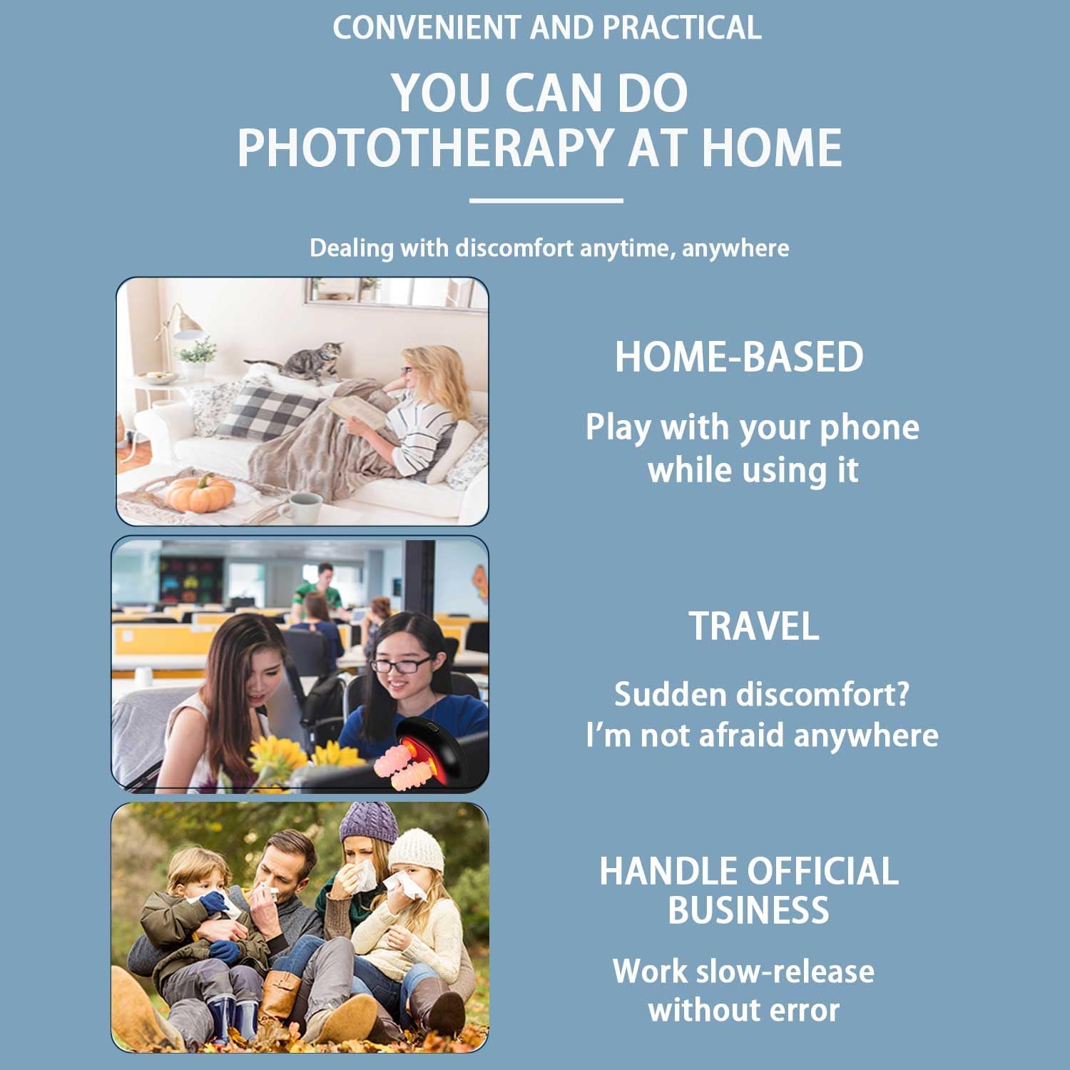 RespiRelief Red Light Nasal Therapy Device, Respi-Relief Red Light Nasal Therapy Instrument, Red Light Nasal Therapy for Nose, Nasal Soothing Device - OutsideCool