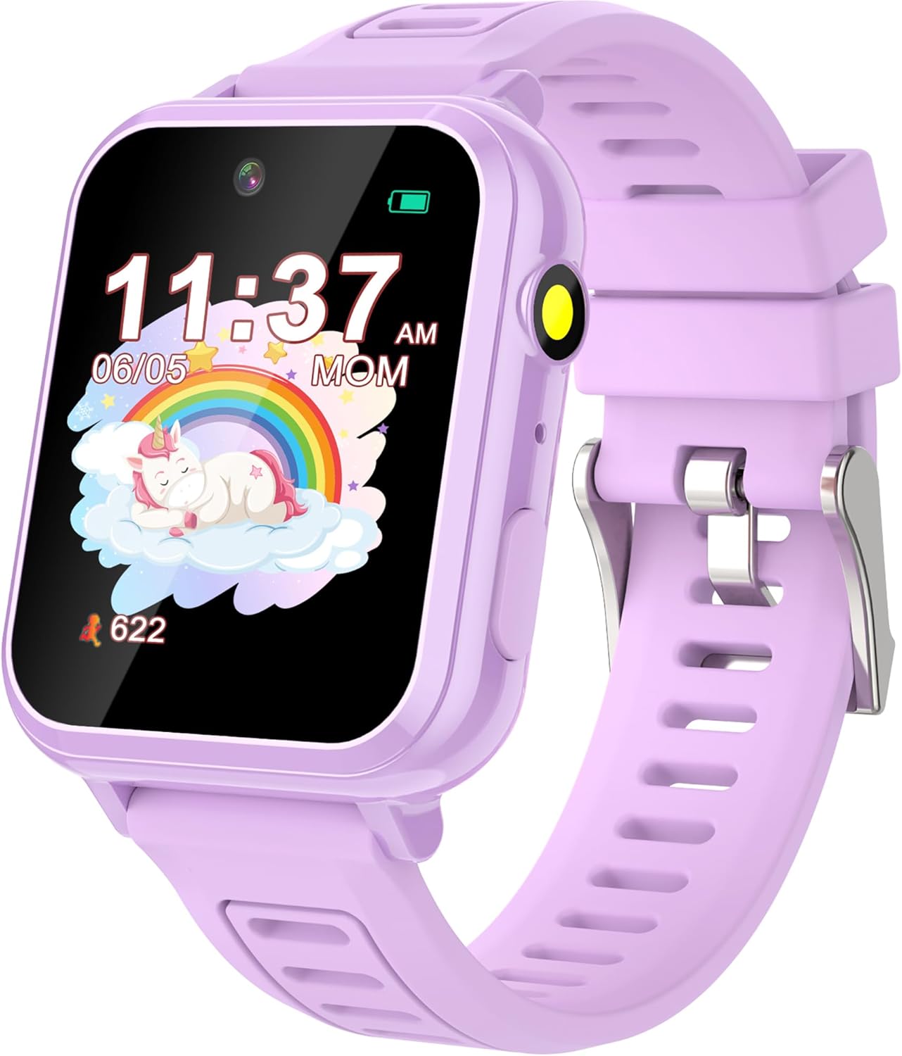Kids Smart Watch Girls 5-7 8-10 3-5 10-12, Kids Watch with 24 Games, Kids Pedometer Watch with Camera Player Calculator Alarm Calendar Recorder Stopwatch Timer, Cool Kids Toy for Girls - OutsideCool