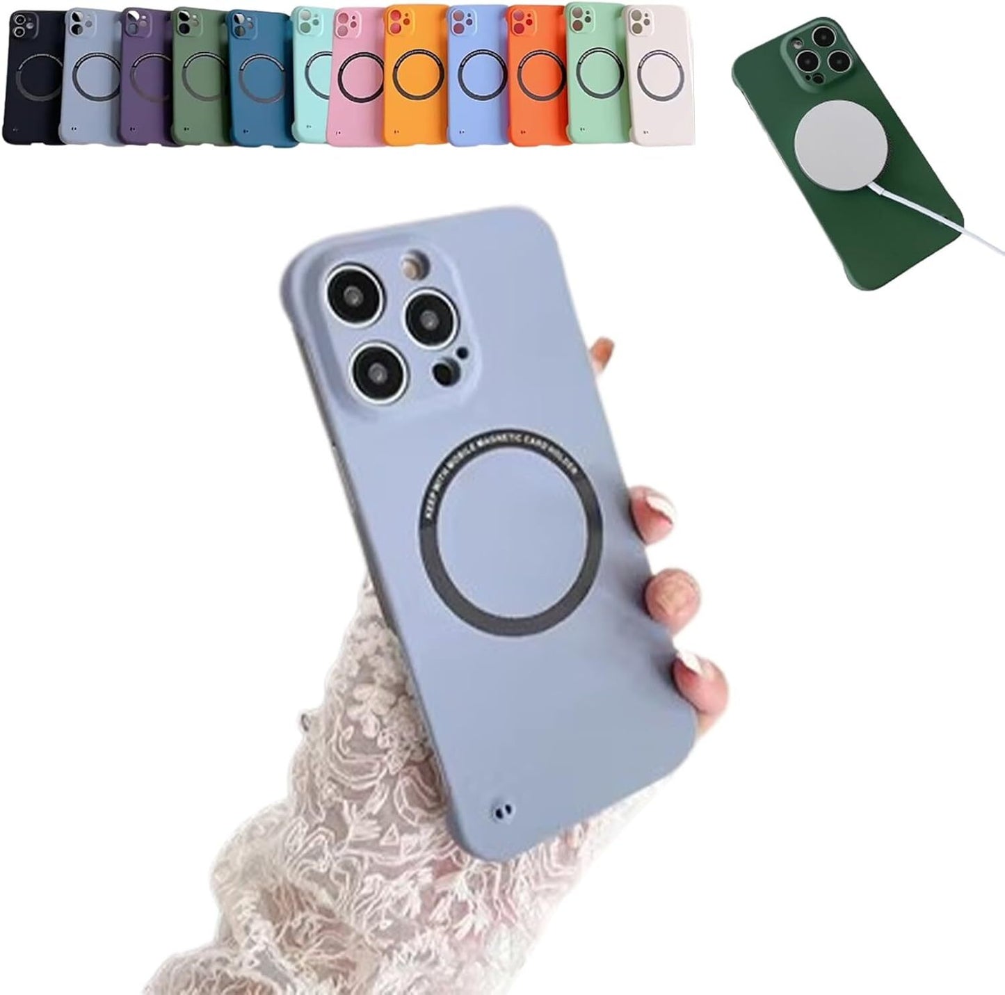 Clarioy Ultra-Thin Sleek Profile Magnetic Phone Case for iPhone 17/16/15/14/13 - OutsideCool