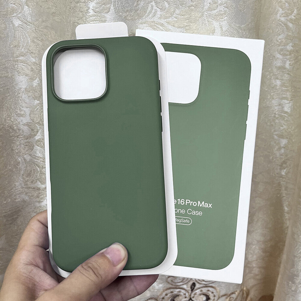 HIGH QUALITY Silicone Case MagSafe Magnetic for iPhone 16 15 14 13 12 Pro Max - OutsideCool