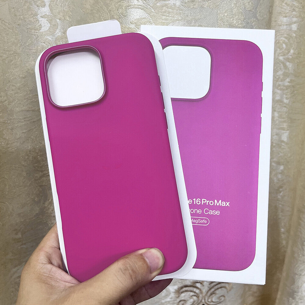 HIGH QUALITY Silicone Case MagSafe Magnetic for iPhone 16 15 14 13 12 Pro Max - OutsideCool