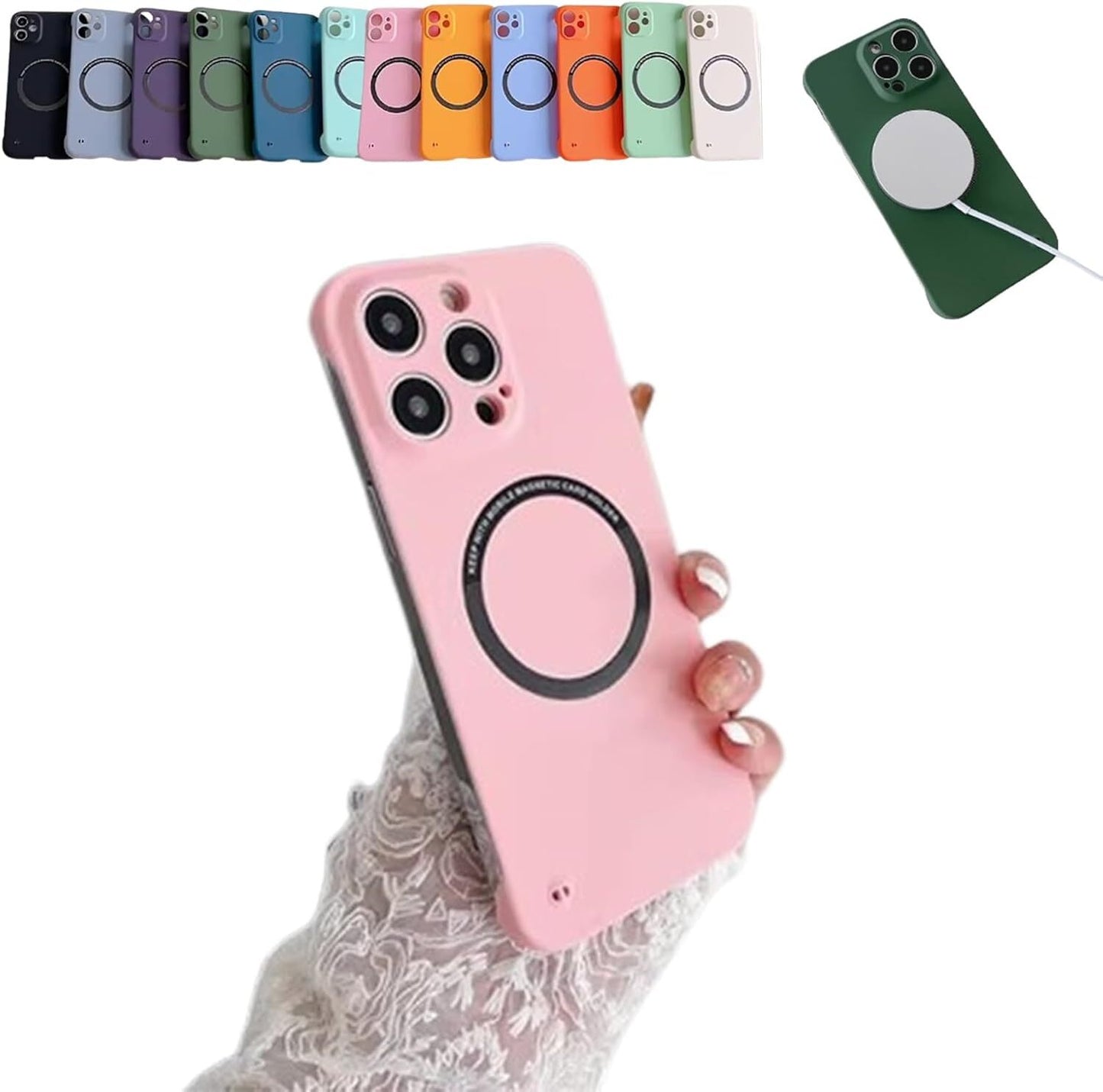 Clarioy Ultra-Thin Sleek Profile Magnetic Phone Case for iPhone 17/16/15/14/13 - OutsideCool