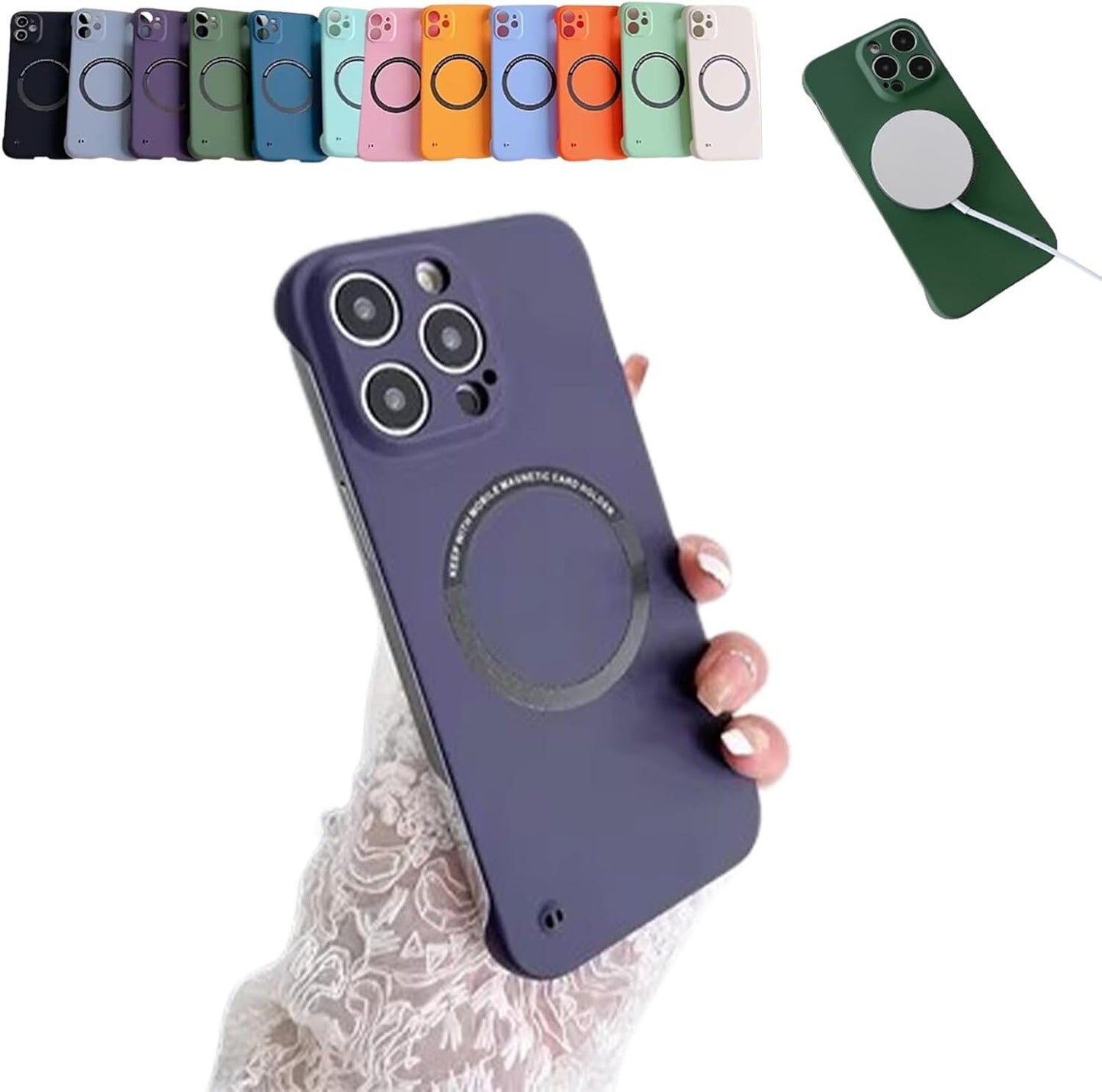 Clarioy Ultra-Thin Sleek Profile Magnetic Phone Case for iPhone 17/16/15/14/13 - OutsideCool